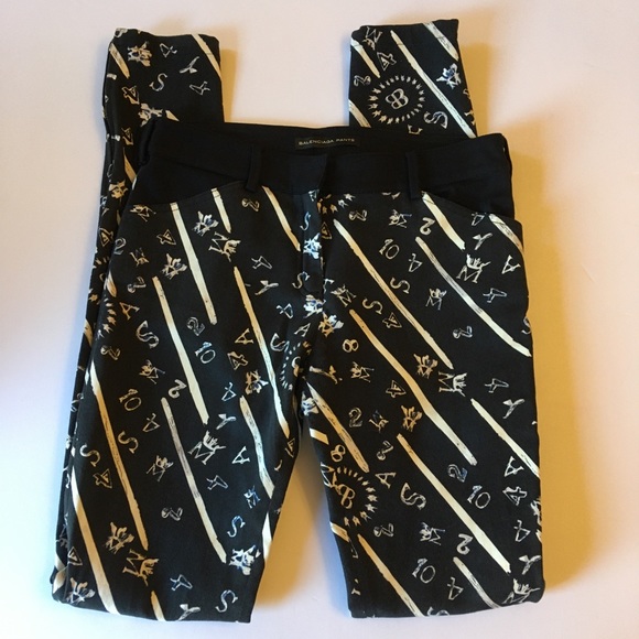 Balenciaga Denim - BALENCIAGA Navy Logo Jeans Sz.38